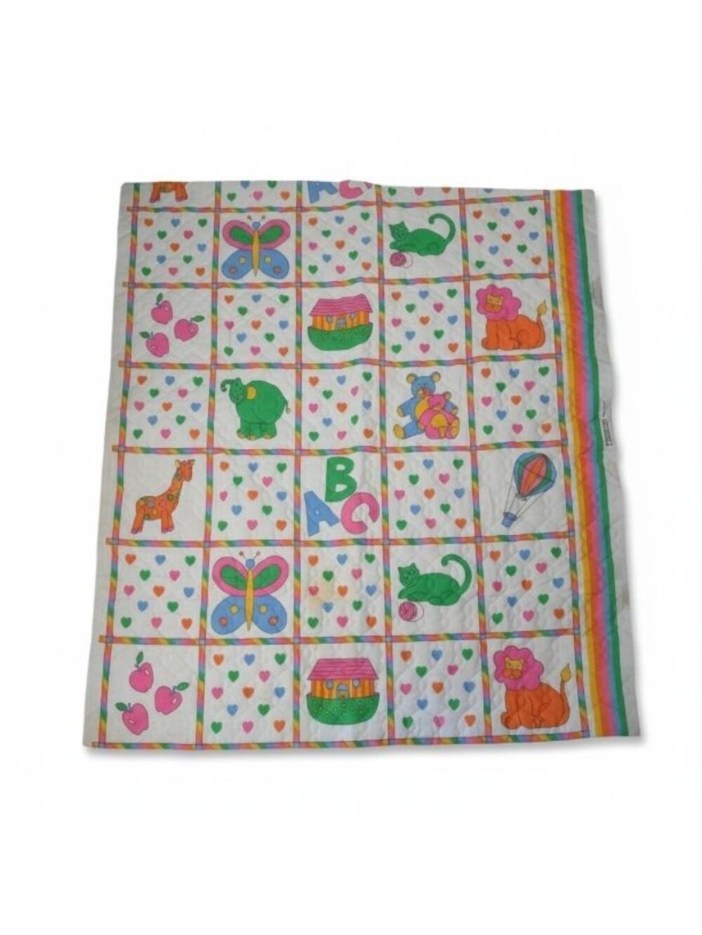 General Greetings Co. Fabric By F.C.I. BABY QUILT PANEL 48"x 44"